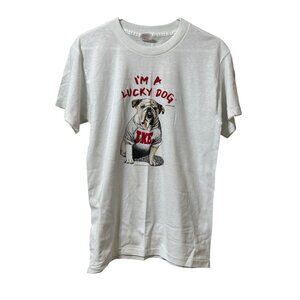 Im A Lucky Dog T Shirt Purina 1987 Size‎ Large Sportswear USA Made Single Stitch